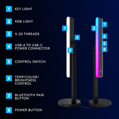 Logitech G733 Lightspeed Wireless Gaming Headset with Suspension Headband, Lightsync RGB, Blue VO!CE mic technology and PRO-G audio drivers - Black