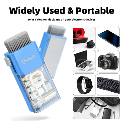 Laptop Cleaning Kit Keyboard Cleaner, Keyboard Cleaning Kit Electronics Cleaning Tool for MacBook iPad Phone iPhone Pro, Brush Tool for Tablet, Computer, PC, TV Camera Lens Computer Vacuum Keyboard