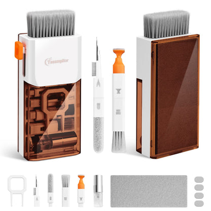 Laptop Cleaning Kit Keyboard Cleaner, Keyboard Cleaning Kit Electronics Cleaning Tool for MacBook iPad Phone iPhone Pro, Brush Tool for Tablet, Computer, PC, TV Camera Lens Computer Vacuum Keyboard