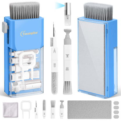 Laptop Cleaning Kit Keyboard Cleaner, Keyboard Cleaning Kit Electronics Cleaning Tool for MacBook iPad Phone iPhone Pro, Brush Tool for Tablet, Computer, PC, TV Camera Lens Computer Vacuum Keyboard