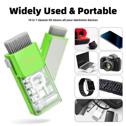 Laptop Cleaning Kit Keyboard Cleaner, Keyboard Cleaning Kit Electronics Cleaning Tool for MacBook iPad Phone iPhone Pro, Brush Tool for Tablet, Computer, PC, TV Camera Lens Computer Vacuum Keyboard