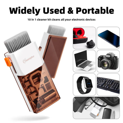 Laptop Cleaning Kit Keyboard Cleaner, Keyboard Cleaning Kit Electronics Cleaning Tool for MacBook iPad Phone iPhone Pro, Brush Tool for Tablet, Computer, PC, TV Camera Lens Computer Vacuum Keyboard