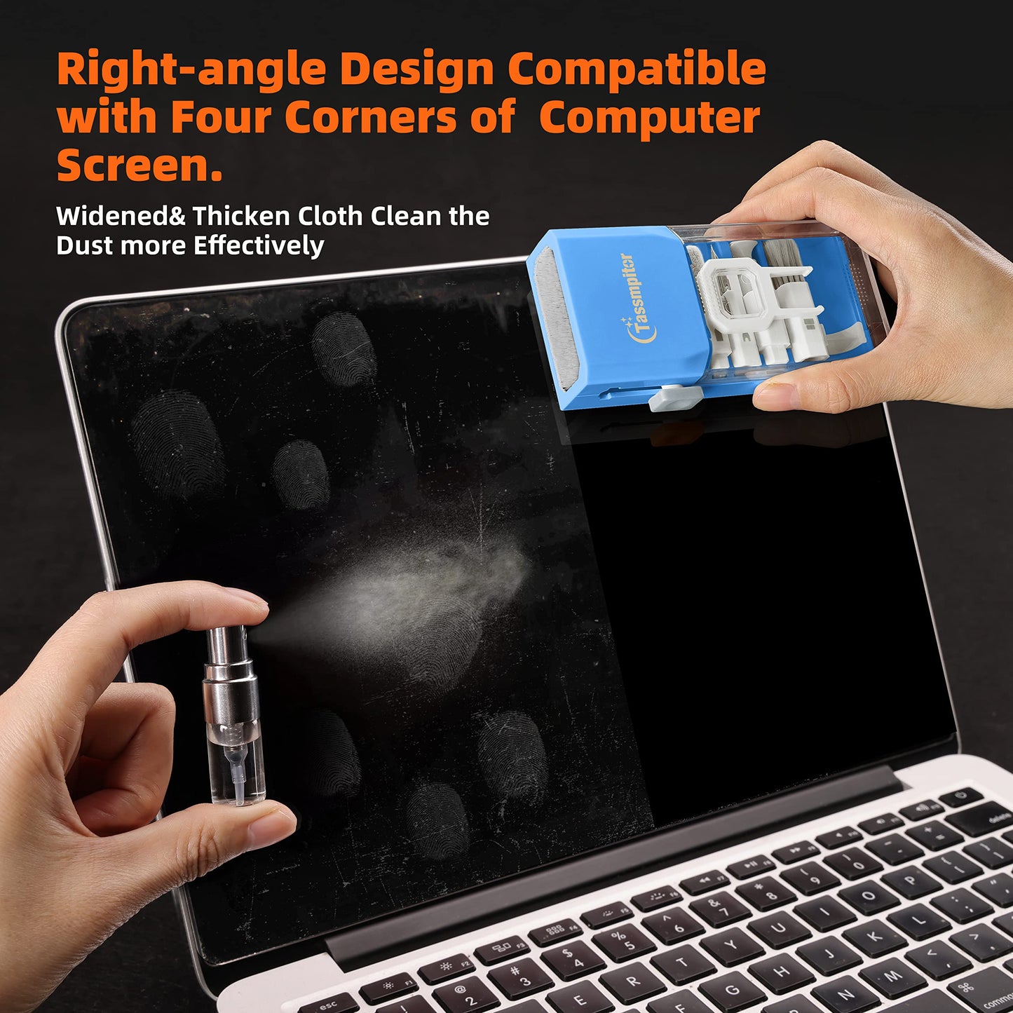 Laptop Cleaning Kit Keyboard Cleaner, Keyboard Cleaning Kit Electronics Cleaning Tool for MacBook iPad Phone iPhone Pro, Brush Tool for Tablet, Computer, PC, TV Camera Lens Computer Vacuum Keyboard