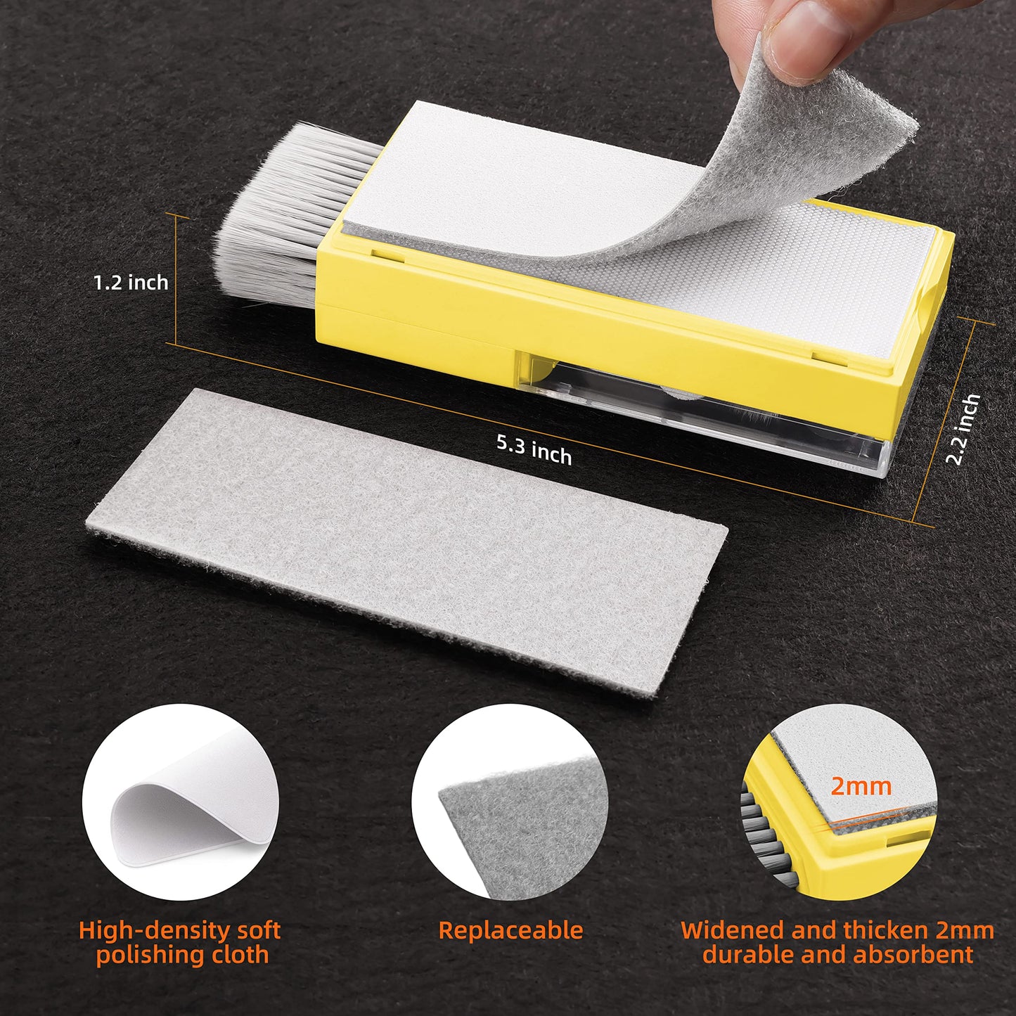 Laptop Cleaning Kit Keyboard Cleaner, Keyboard Cleaning Kit Electronics Cleaning Tool for MacBook iPad Phone iPhone Pro, Brush Tool for Tablet, Computer, PC, TV Camera Lens Computer Vacuum Keyboard