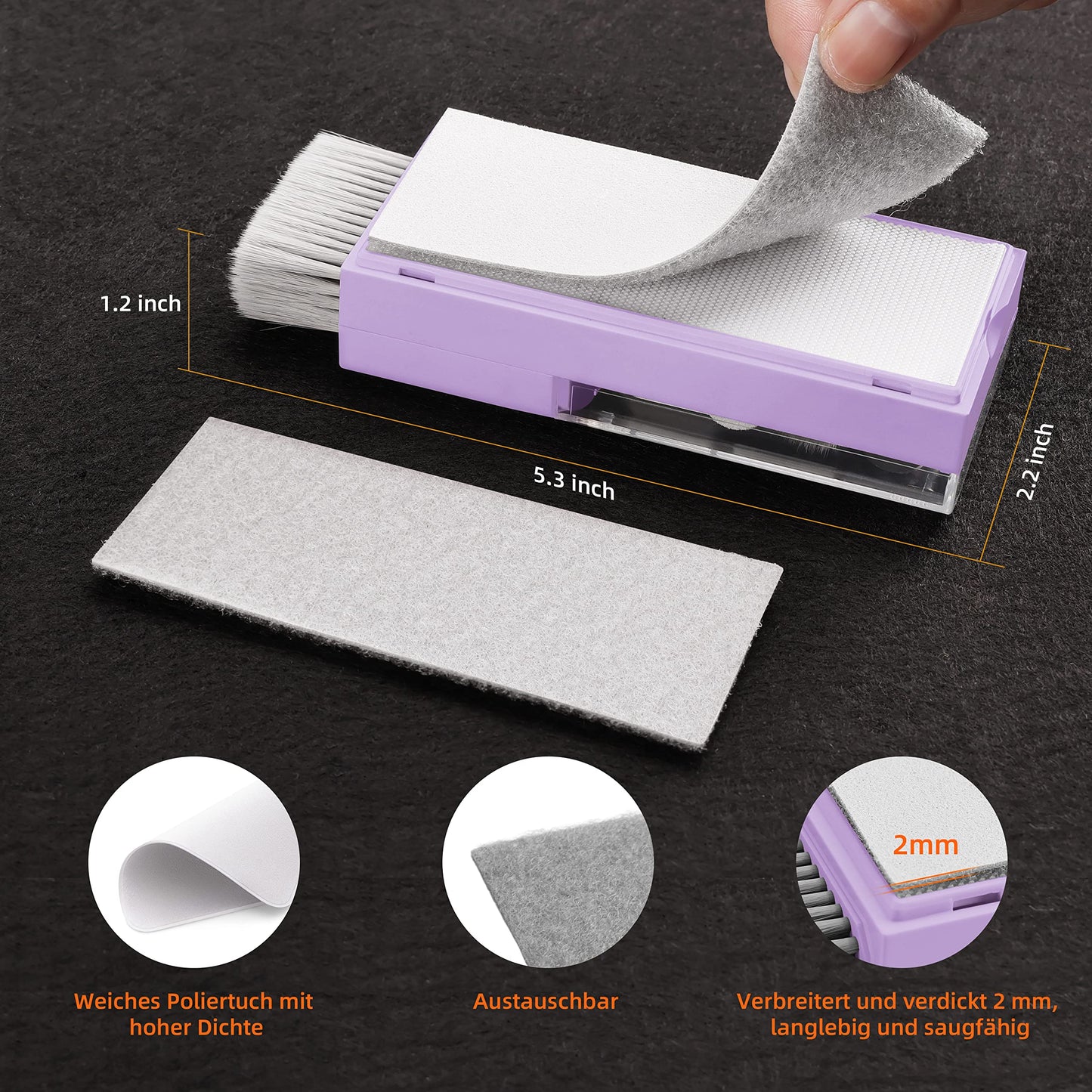 Laptop Cleaning Kit Keyboard Cleaner, Keyboard Cleaning Kit Electronics Cleaning Tool for MacBook iPad Phone iPhone Pro, Brush Tool for Tablet, Computer, PC, TV Camera Lens Computer Vacuum Keyboard