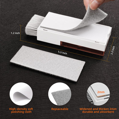 Laptop Cleaning Kit Keyboard Cleaner, Keyboard Cleaning Kit Electronics Cleaning Tool for MacBook iPad Phone iPhone Pro, Brush Tool for Tablet, Computer, PC, TV Camera Lens Computer Vacuum Keyboard