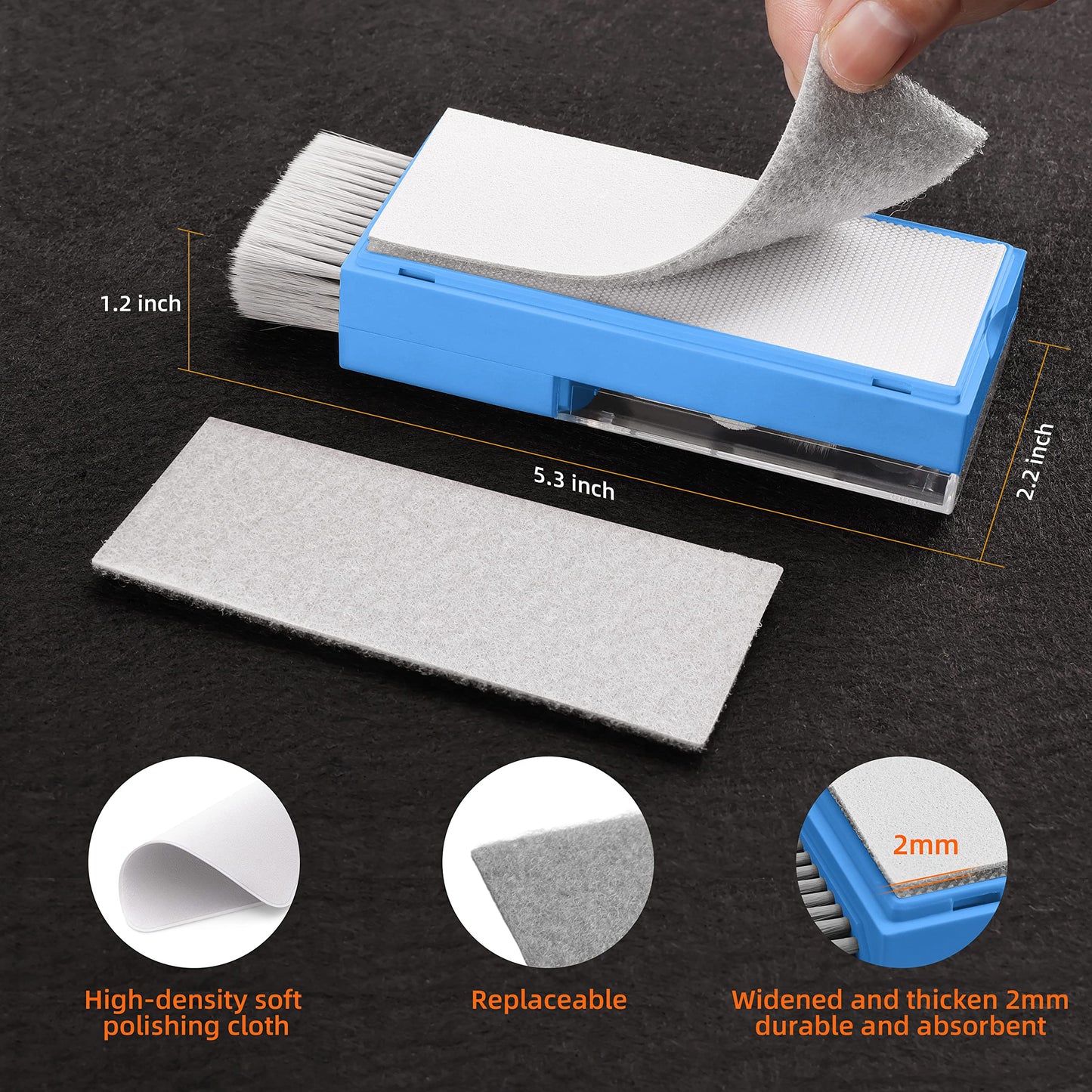 Laptop Cleaning Kit Keyboard Cleaner, Keyboard Cleaning Kit Electronics Cleaning Tool for MacBook iPad Phone iPhone Pro, Brush Tool for Tablet, Computer, PC, TV Camera Lens Computer Vacuum Keyboard