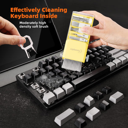 Laptop Cleaning Kit Keyboard Cleaner, Keyboard Cleaning Kit Electronics Cleaning Tool for MacBook iPad Phone iPhone Pro, Brush Tool for Tablet, Computer, PC, TV Camera Lens Computer Vacuum Keyboard