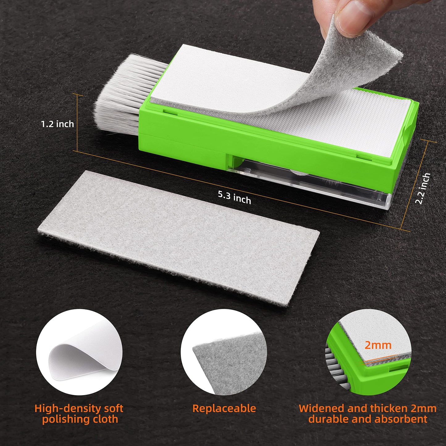 Laptop Cleaning Kit Keyboard Cleaner, Keyboard Cleaning Kit Electronics Cleaning Tool for MacBook iPad Phone iPhone Pro, Brush Tool for Tablet, Computer, PC, TV Camera Lens Computer Vacuum Keyboard