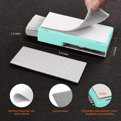 Laptop Cleaning Kit Keyboard Cleaner, Keyboard Cleaning Kit Electronics Cleaning Tool for MacBook iPad Phone iPhone Pro, Brush Tool for Tablet, Computer, PC, TV Camera Lens Computer Vacuum Keyboard